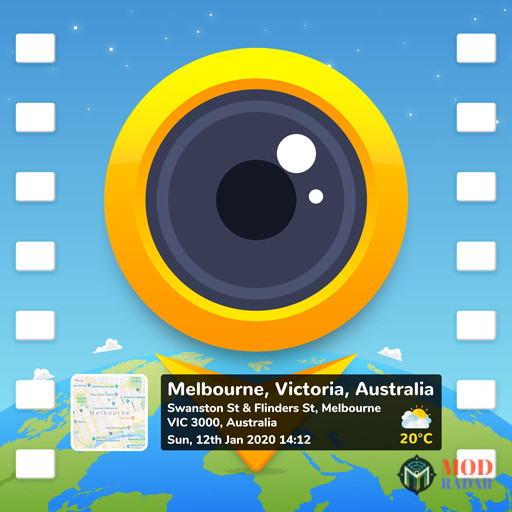 Logo GPS Map Camera Mod Apk