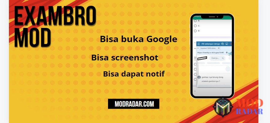 Ngerjain ujian dengan Exambro Mod lebih gampang