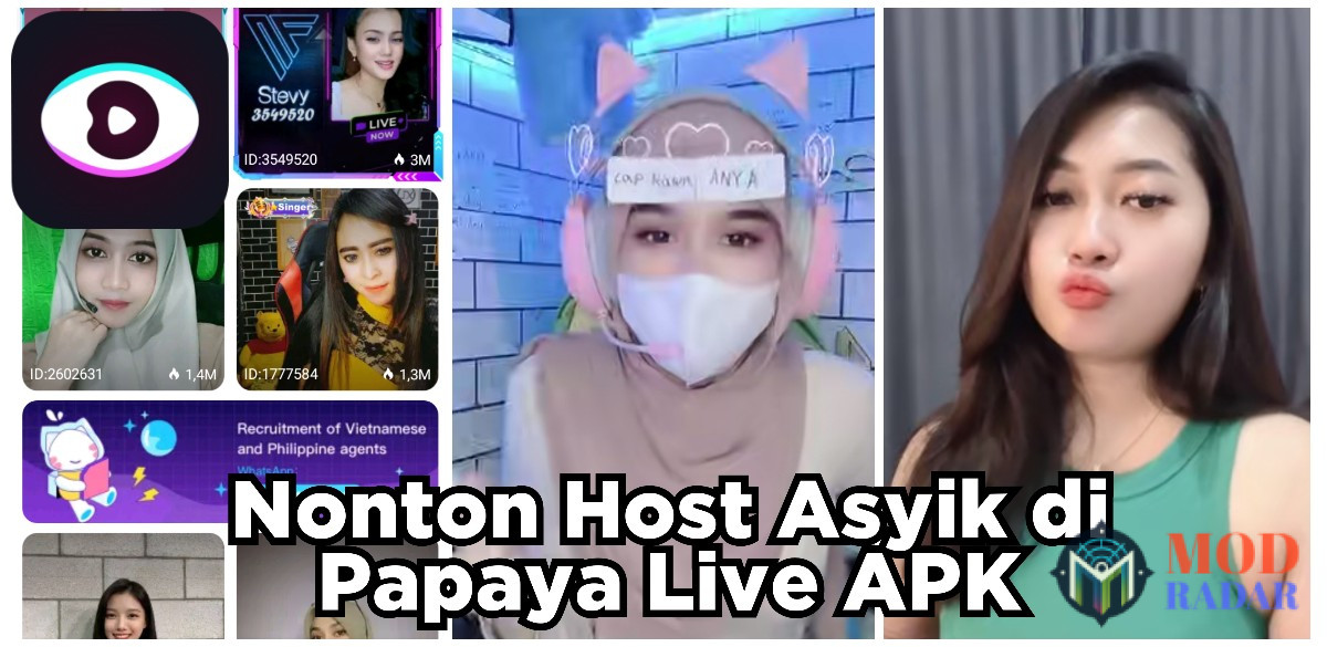 Nonton Host di Papaya Live Mod APK