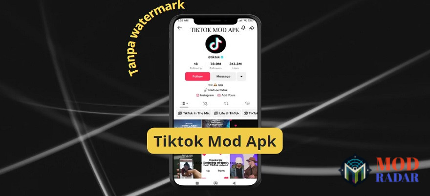 Punya Tiktok Mod Apk bebas dari watermark