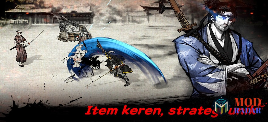 Taktik dan strategi di Ronin The Last Samurai Mod Apk