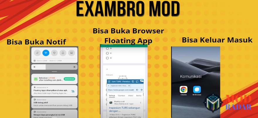 Serba bisa kalau kamu pake Exambro Mod