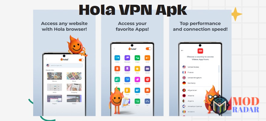 Silakan nikmati Hola VPN Apk