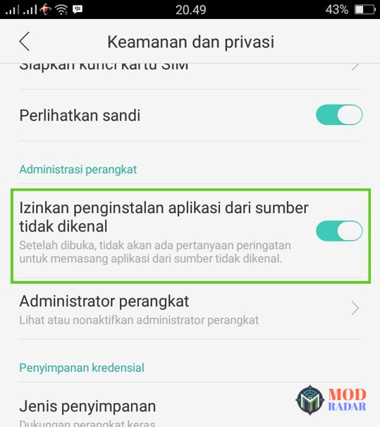 Solusi Sumber Tidak Dikenal Semua Tipe Mudah Unknown Source FR Legends Mod APK