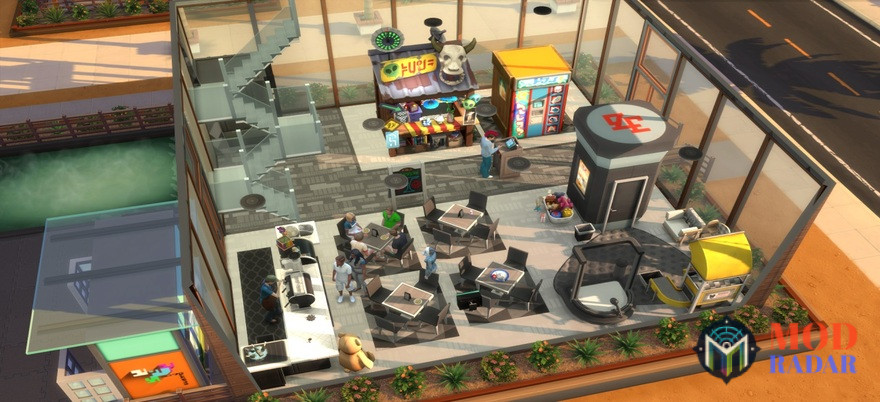 restoran The Sims 4 MOD