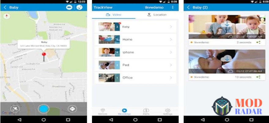 fitur TrackView APK