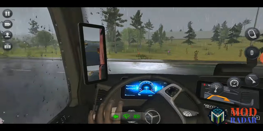 Truck Simulator Ultimate Mod APK Rain Gameplay