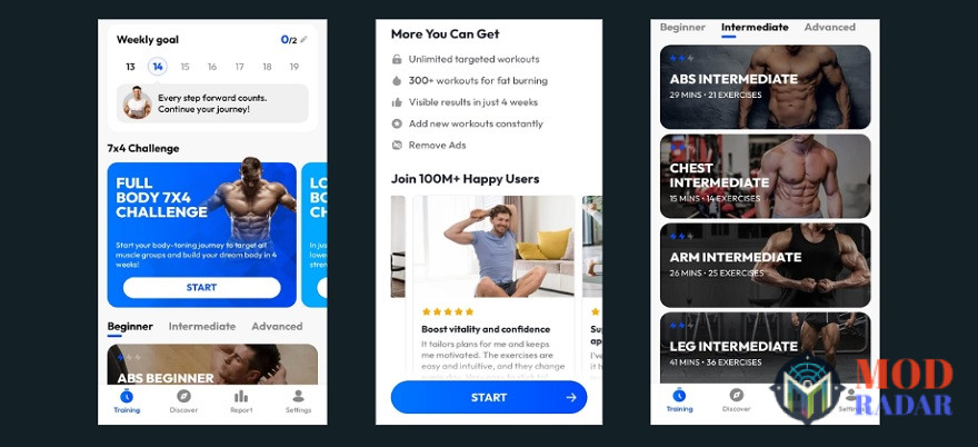 Versi Latihan Rumahan Mod Apk sangat keren