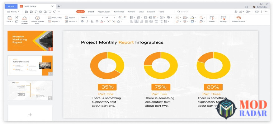 WPS Office Mod APK PPT