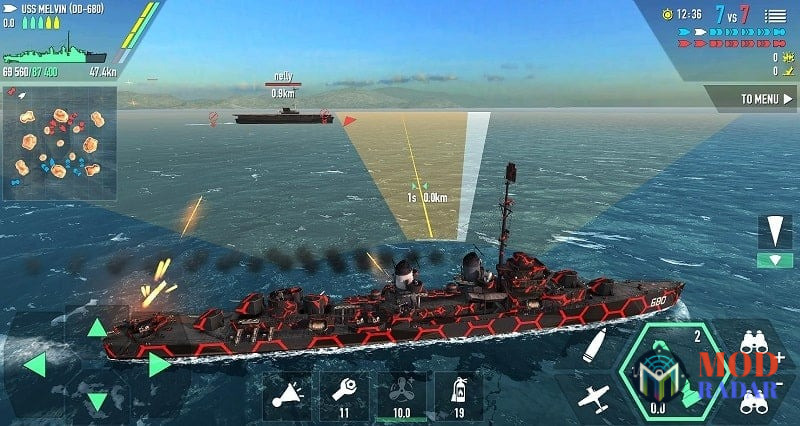 Battle Of Warships hack vô hạn đạn