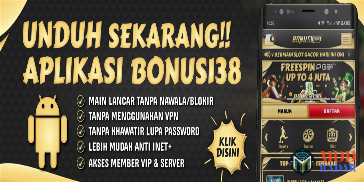 Bonus138 menyediakan apk tanpa vpn