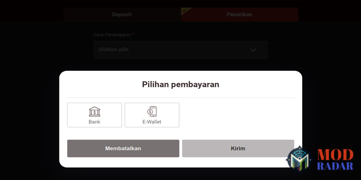 ini adalah cara withdraw di hokibet