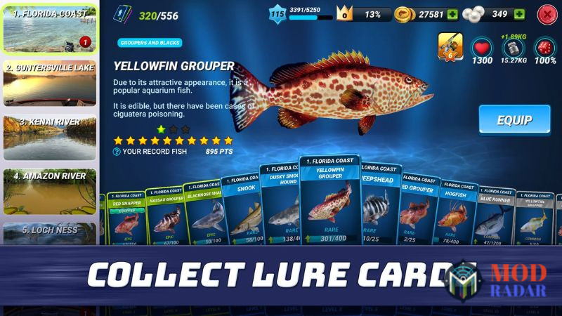 fishing clash he sinh thai hon hang tram loai ca da dang Tải Hack Fishing Clash Mod APK (Vô Hạn Tiền, Câu Cá Tự Động) v1.0.445 Fishing Clash Hệ Sinh Thái Hơn Hàng Trăm Loài Cá Đa Dạng