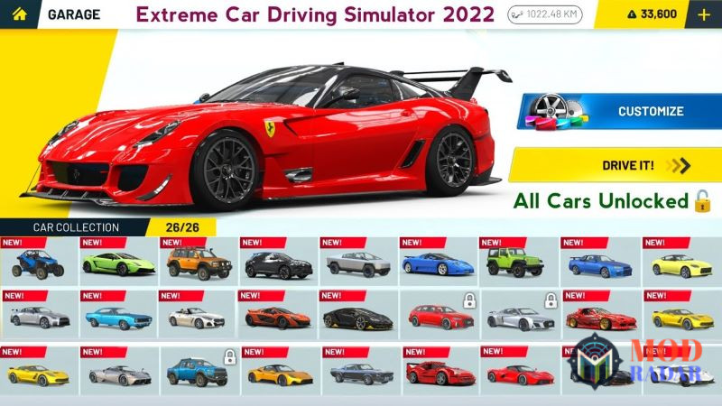 Hướng dẫn cách tải Extreme Car Driving Simulator Hack 6.89.4 chi tiết