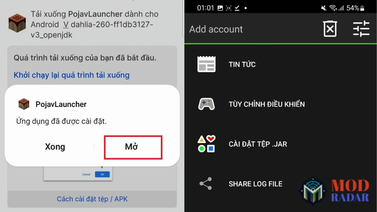 Hướng dẫn cài đặt PojavLauncher