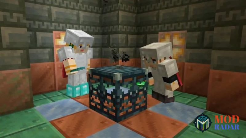 Khai thác đồng và Tuff khó khăn hơn bởi Breeze trong Minecraft 1.20.51