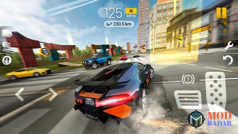 Lối chơi cơ bản của Extreme Car Driving Simulator