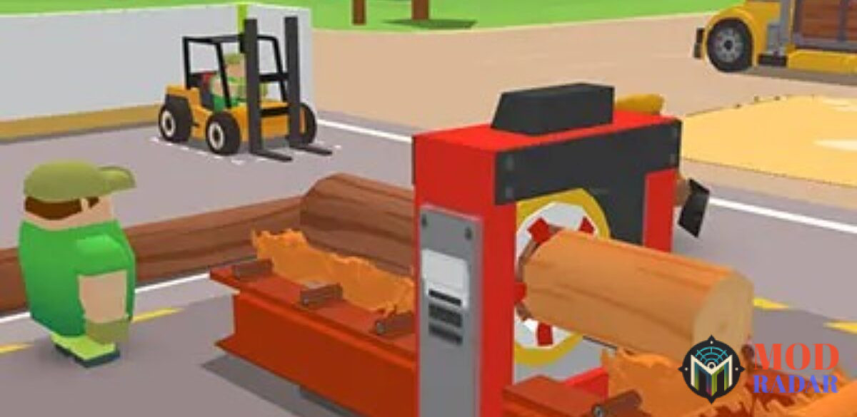 mesin pengolah kayu di Lumber Inc Mod Apk