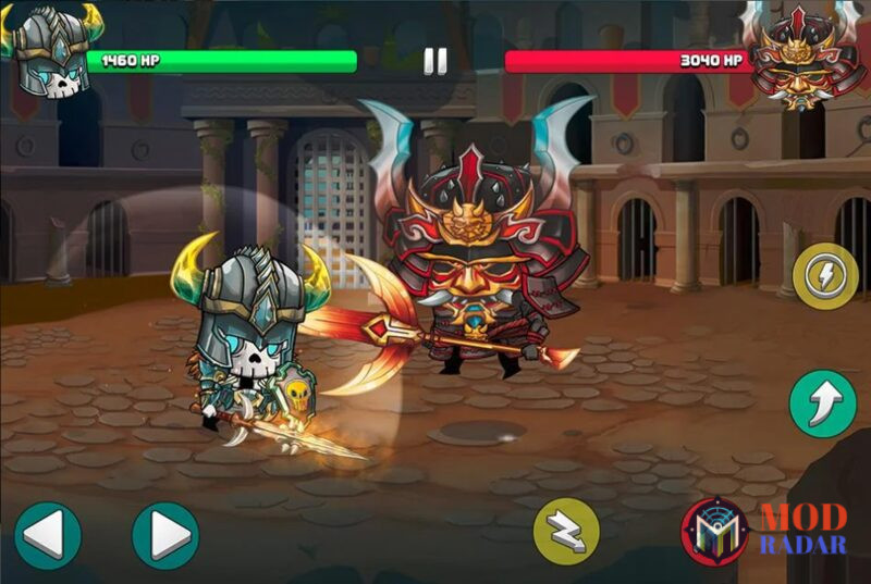 Những tính năng hack thú vị có trong Tiny Gladiators Mod Apk v2.5.1