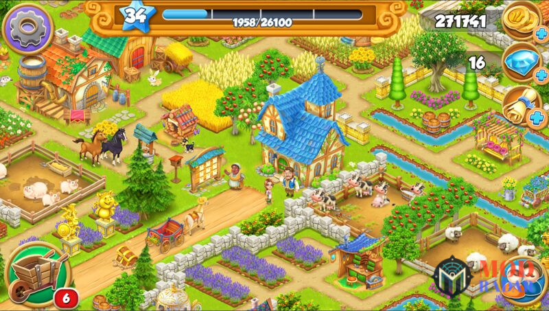 Những tính năng hack thú vị của Làng Trang Trại Village & Farm Hack Apk v5.27.0