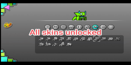 Mở khóa toàn bộ skin với Geometry Dash Subzero Mod Apk