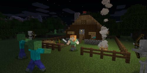 Chiến đấu với quái vật để bảo toàn mạng sống trong Minecraft 1.20.1 Apk