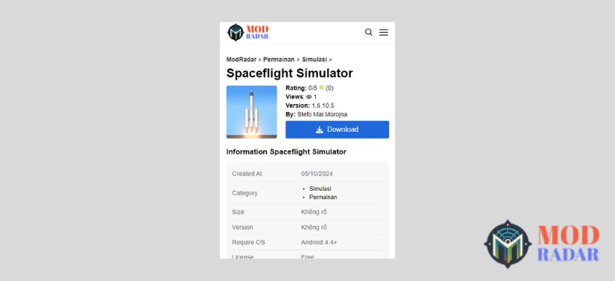 download spaceflight simulator mod apk