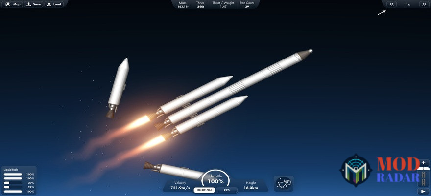 pesawat spaceflight simulator mod apk