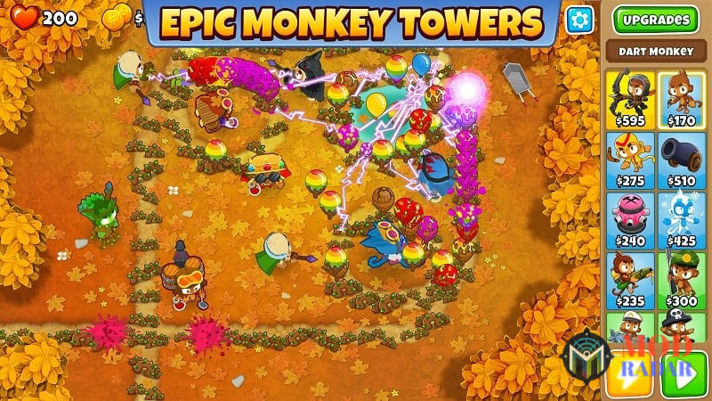 Tính Năng Nổi Bật Của Phiên Bản Hack Bloons TD 6 APK V2.8.0