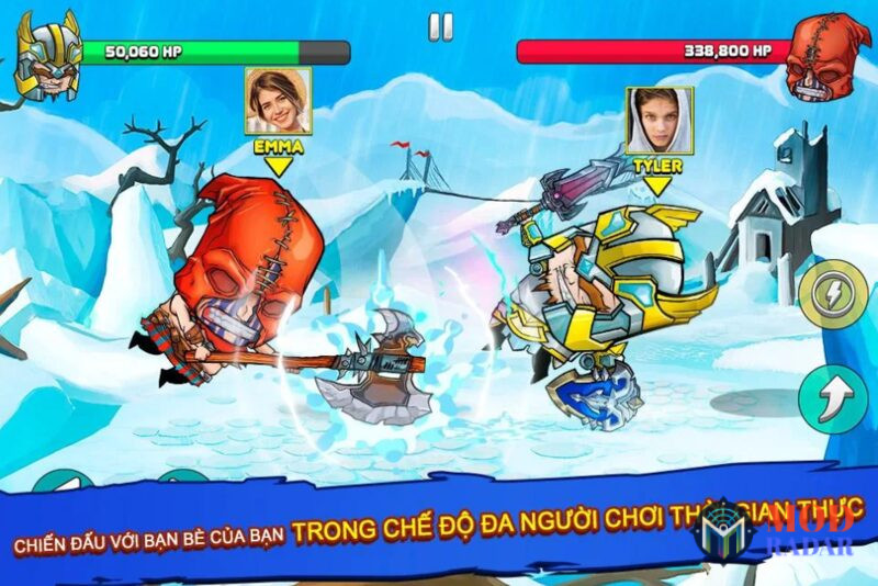 Tiny Gladiators Hack Apk nổi bật với nhiều chế độ chơi phóng phú