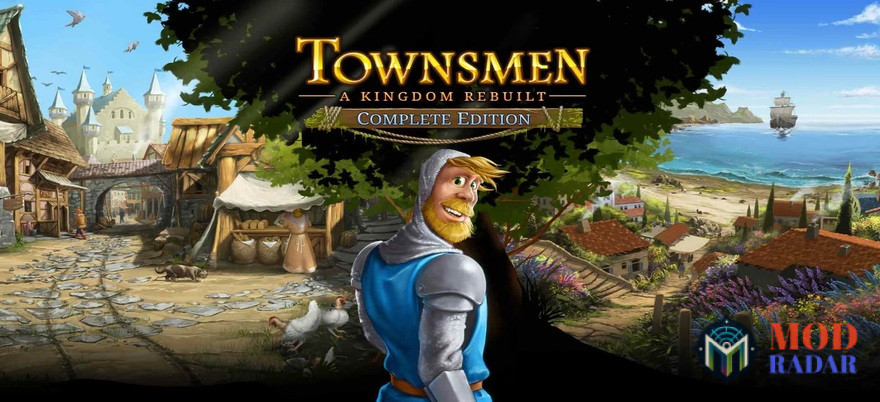 poster townsmen mod apk