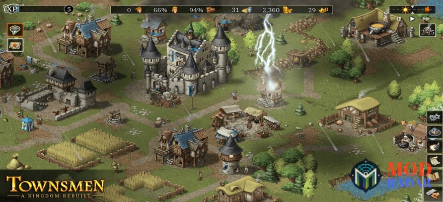 kerajaan townsmen mod apk