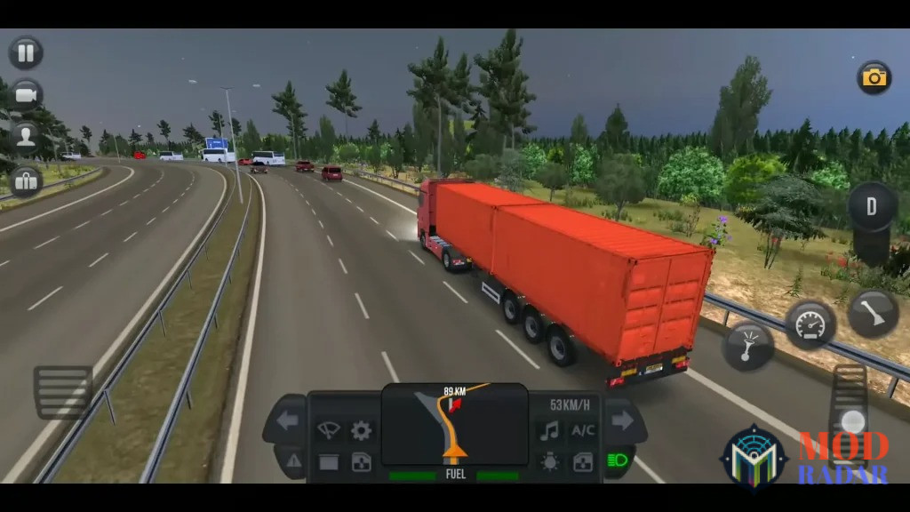 Vận chuyển hàng hoá trong Truck Simulator: Ultimate Mod APK 1.3.5