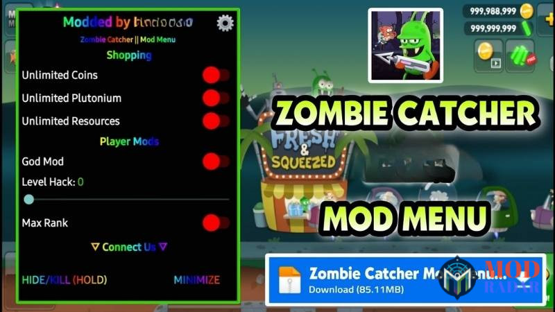 zombie catchers hack 4 Tải Zombie Catchers Hack (Vô Hạn Tiền) v1.65.26 Tính Năng Nâng Cao Của Zombie Catchers Hack