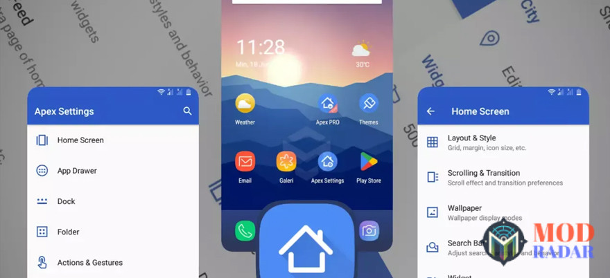 Bebas Kustomiasi Apex Launcher Apk