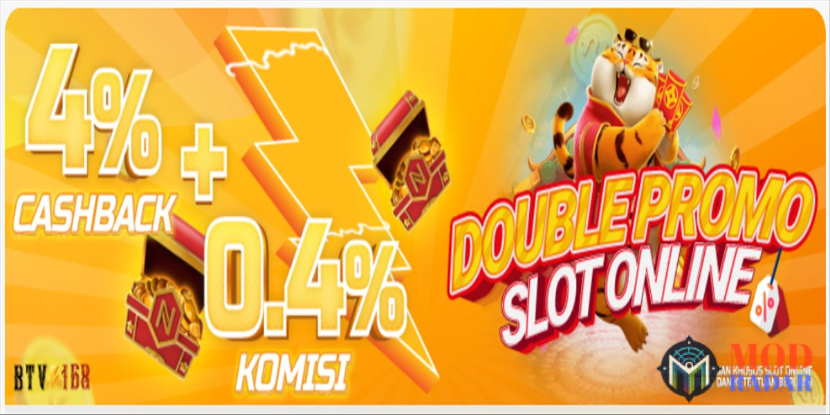 Bonus Cashback 4% + Komisi Rolling 0.4% Slot Arcade BTV168