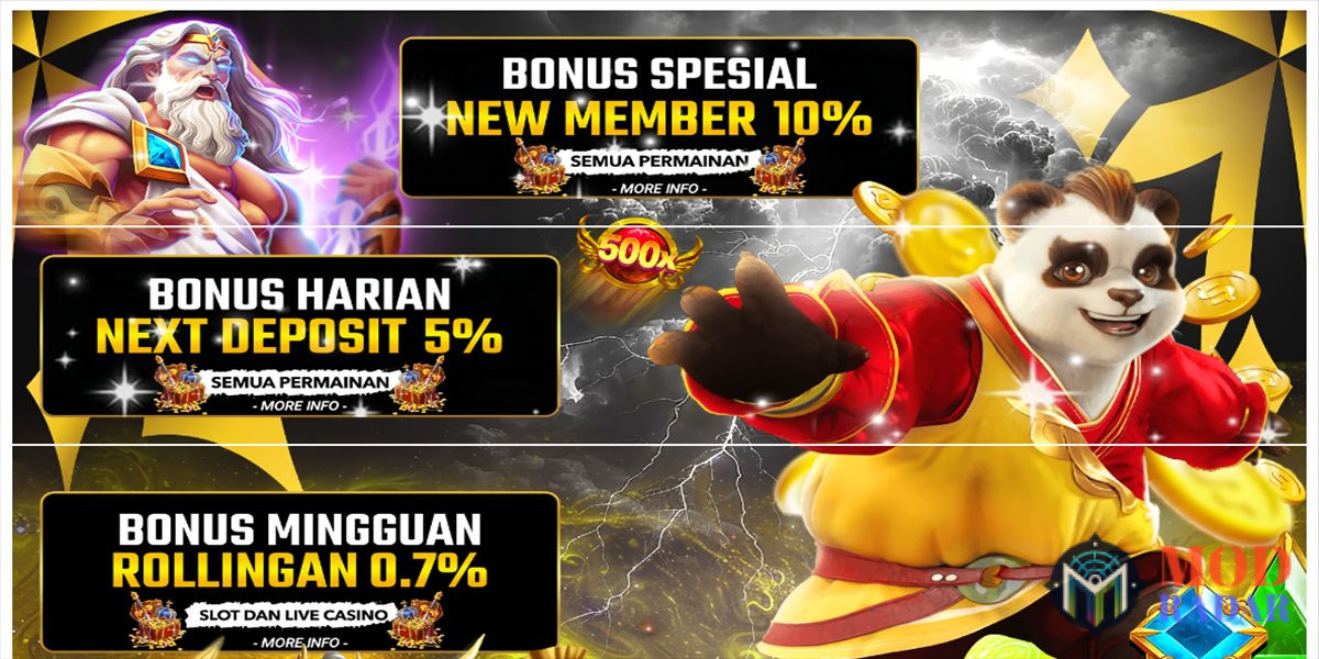 Bonus New Member Harian dan Rollingan Pena Slot