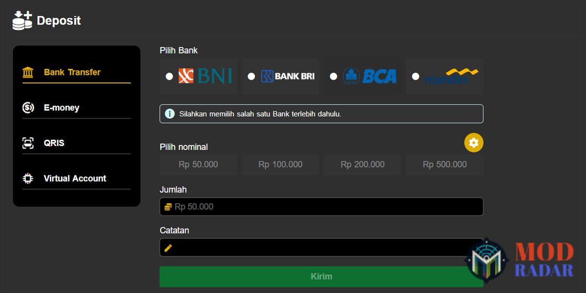 Cara Deposit Gopek 178