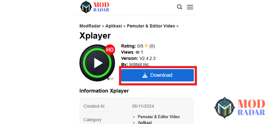 Download Xplayer Mod Apk