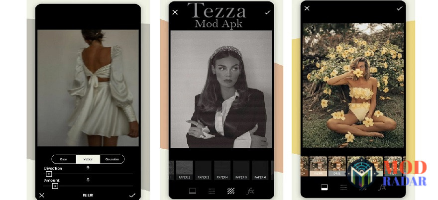 Edit foto jadi aesthetic dengan Tezza Mod Apk