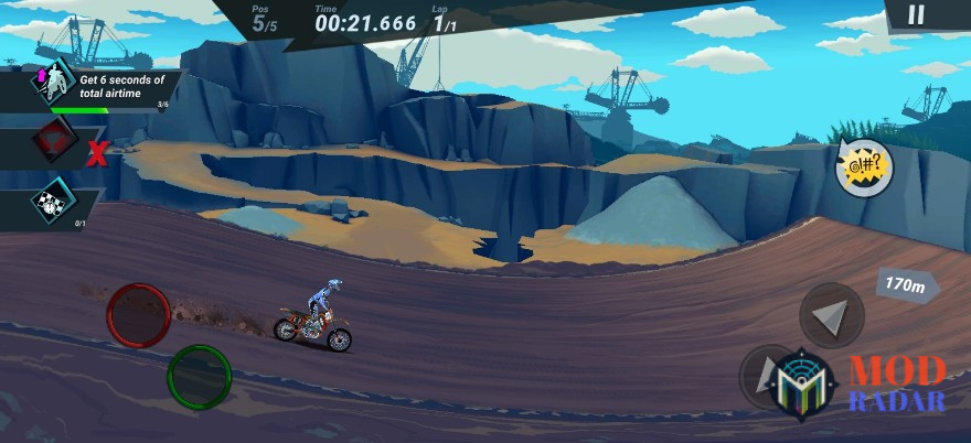 Gameplay 2 Mad Skills Motocross 3 Mod APK