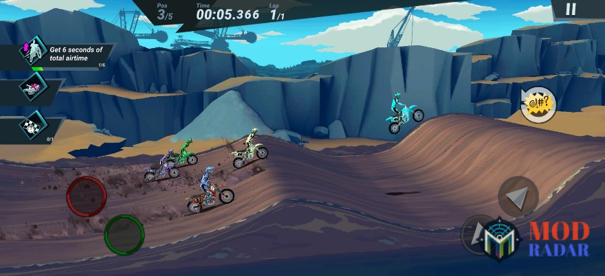 Gameplay 3 Mad Skills Motocross 3 Mod APK