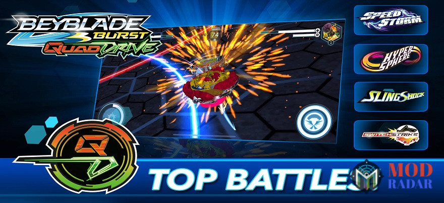 Pertarungan Beyblade Burst App