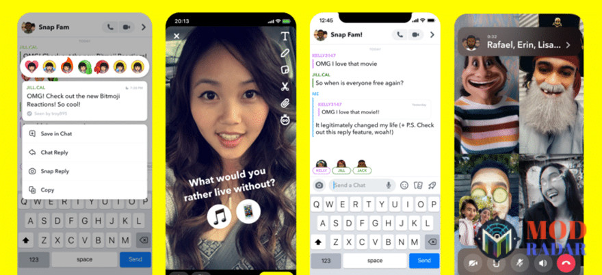 Snapchat Mod Apk Unlimited Features