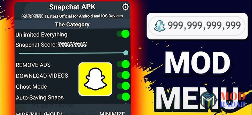 Snapchat Mod Apk Unlimited Features