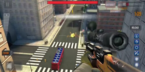 Tampilan map Sniper 3D Mod APK