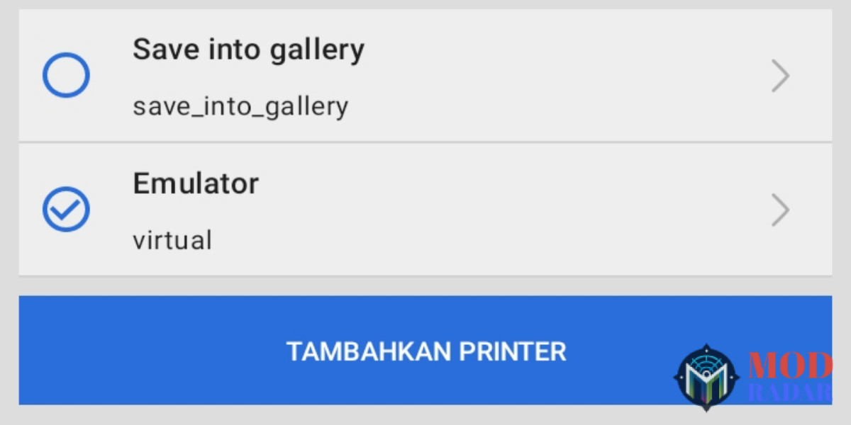 Tambahkan Printer di RawBT Mod