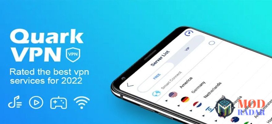 VPN terbaik Quark VPN Mod