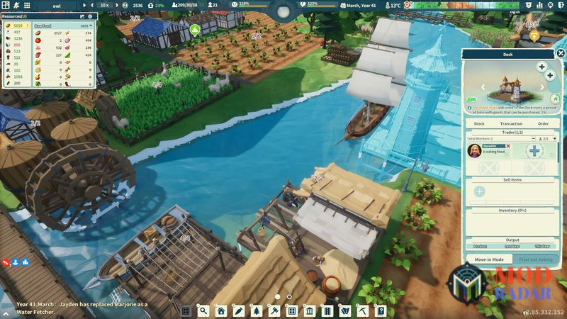 Tính năng mod nhằm tăng sự thú vị cho Settlement Survival Apk