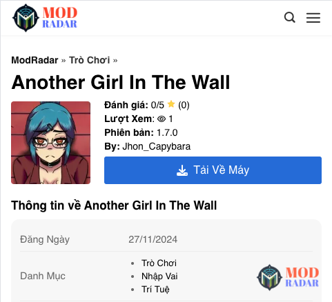 Tải xuống file apk của Another Girl In The Wall